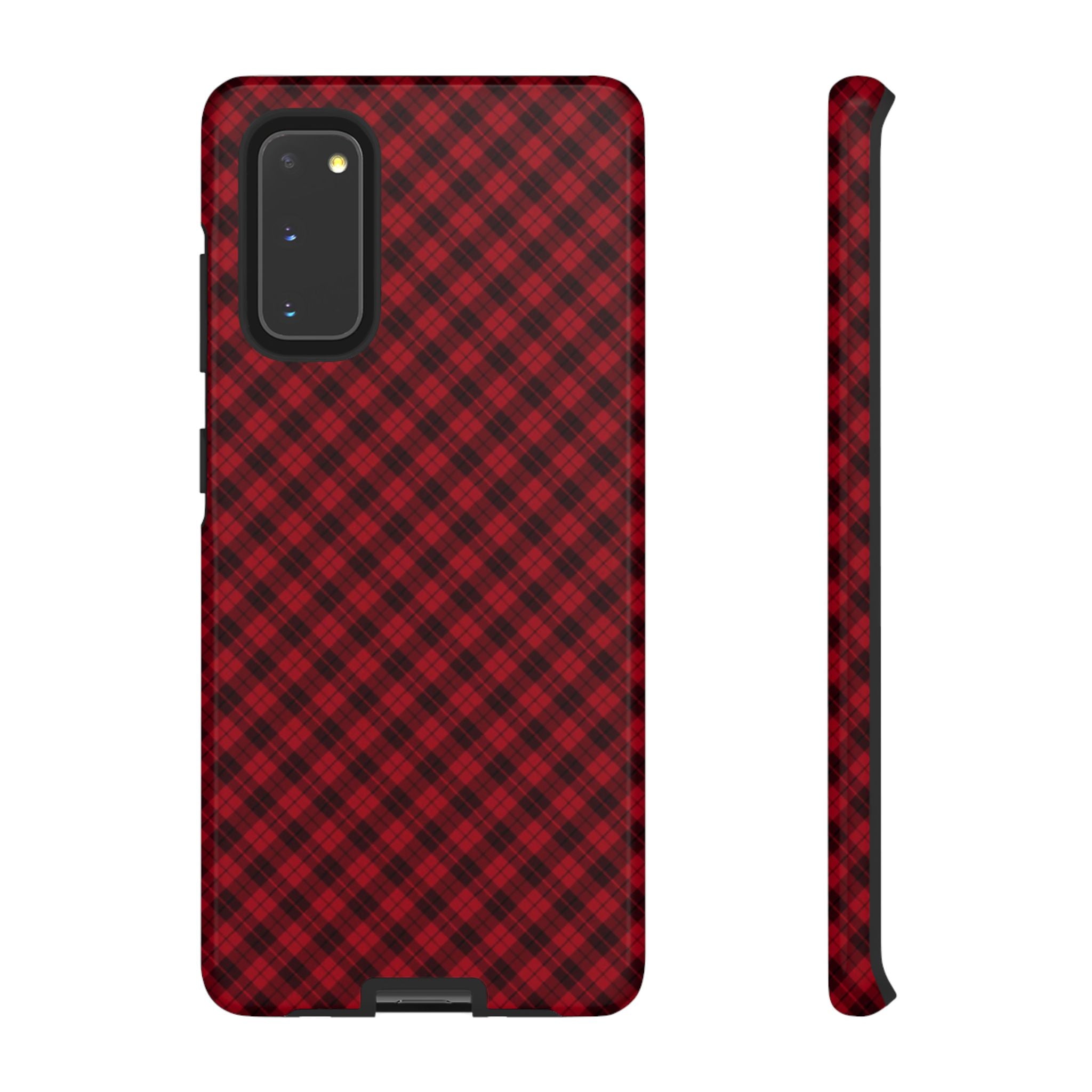 Coque de téléphone à motif tartan intemporel