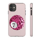 Coque de téléphone | Lucky Leopard Print Ball (Rose)