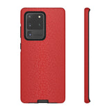 Coque de téléphone à motif léopard rouge vif