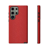 Coque de téléphone à motif léopard rouge vif