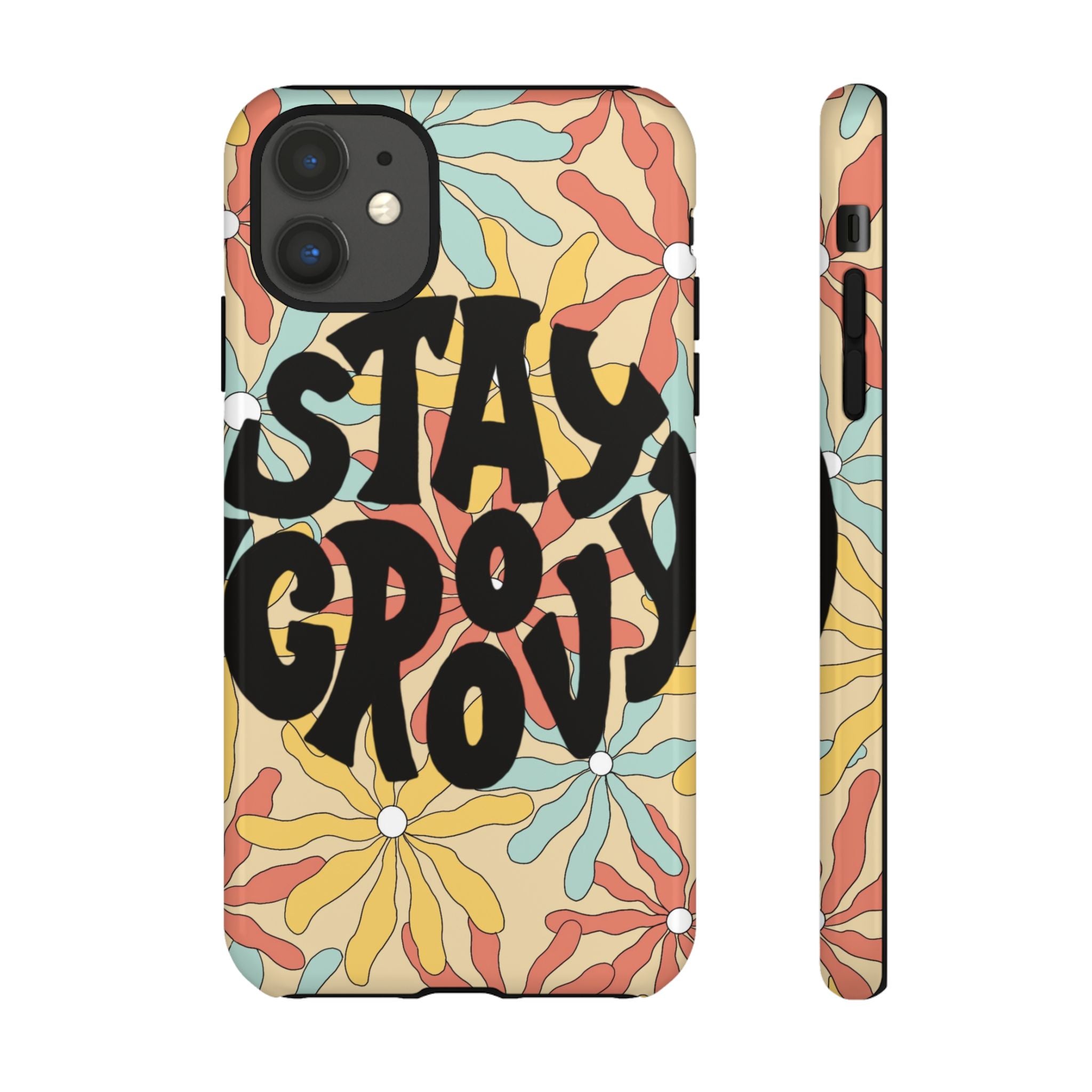 Stay Groovy Phone Case by artist Mia Rose