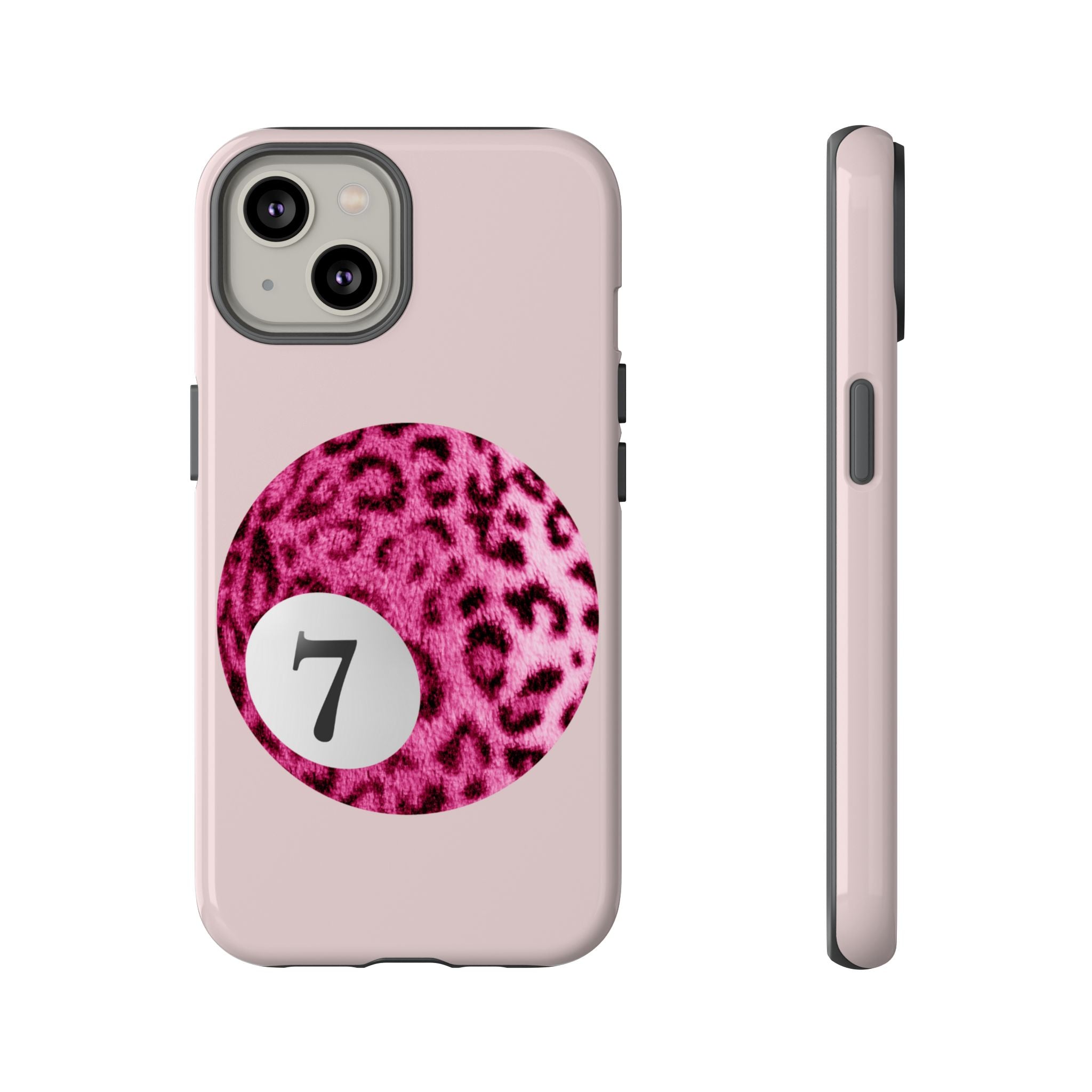 Coque de téléphone | Lucky Leopard Print Ball (Rose)