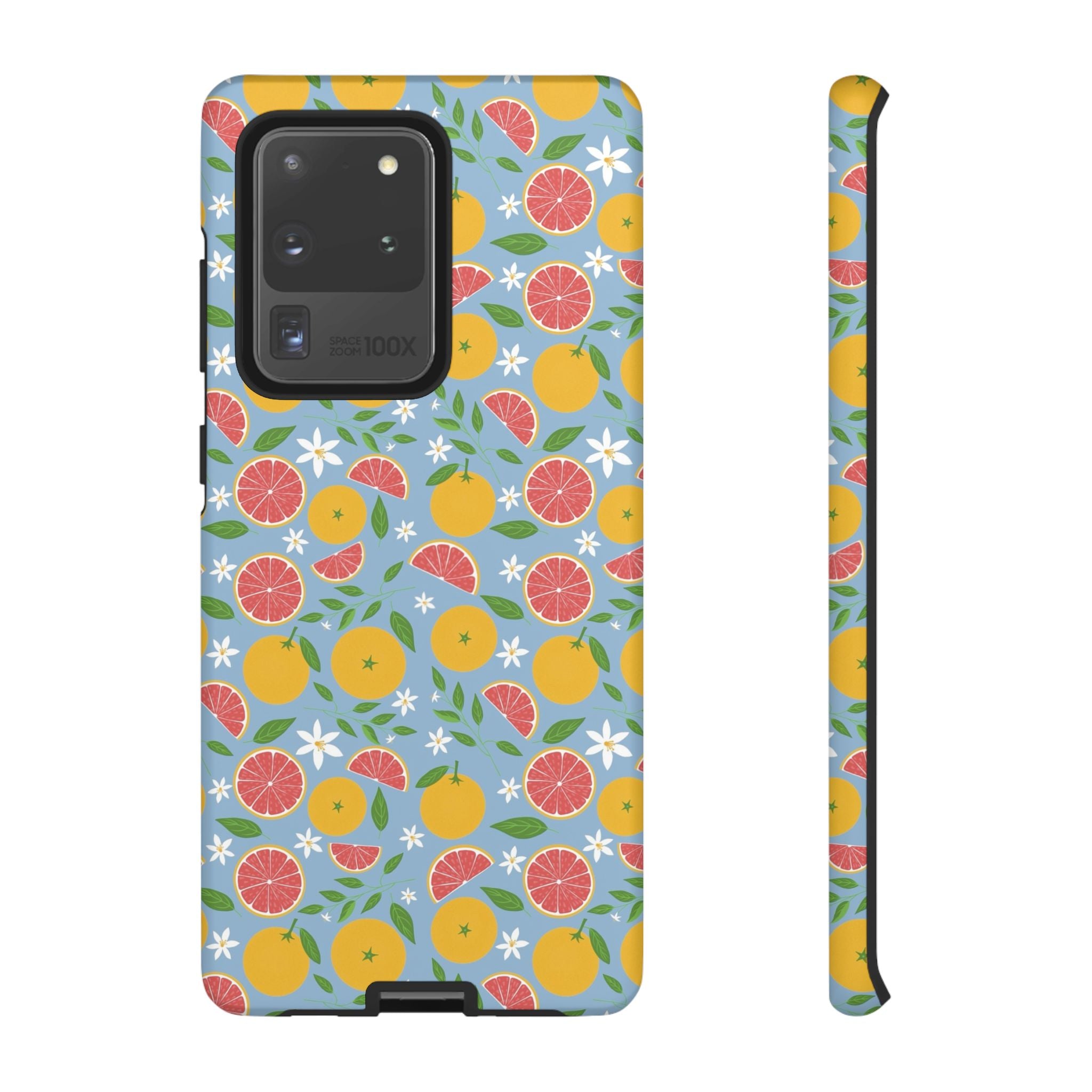 Coque de téléphone Lush Citrus Bloom par l'artiste Mia Rose