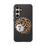 Coque de téléphone | Lucky Leopard Print Ball (noir)