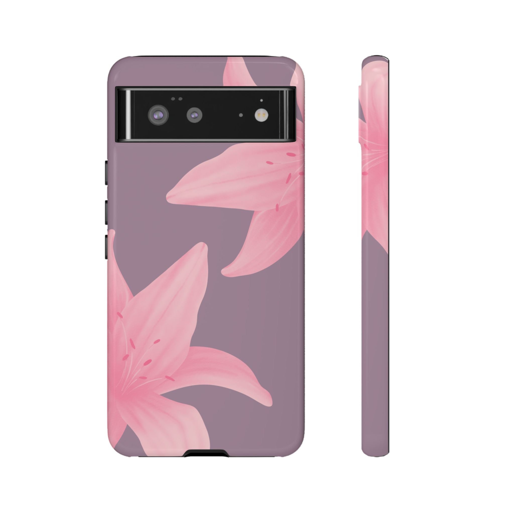 Coque de téléphone à motif de lys succulents