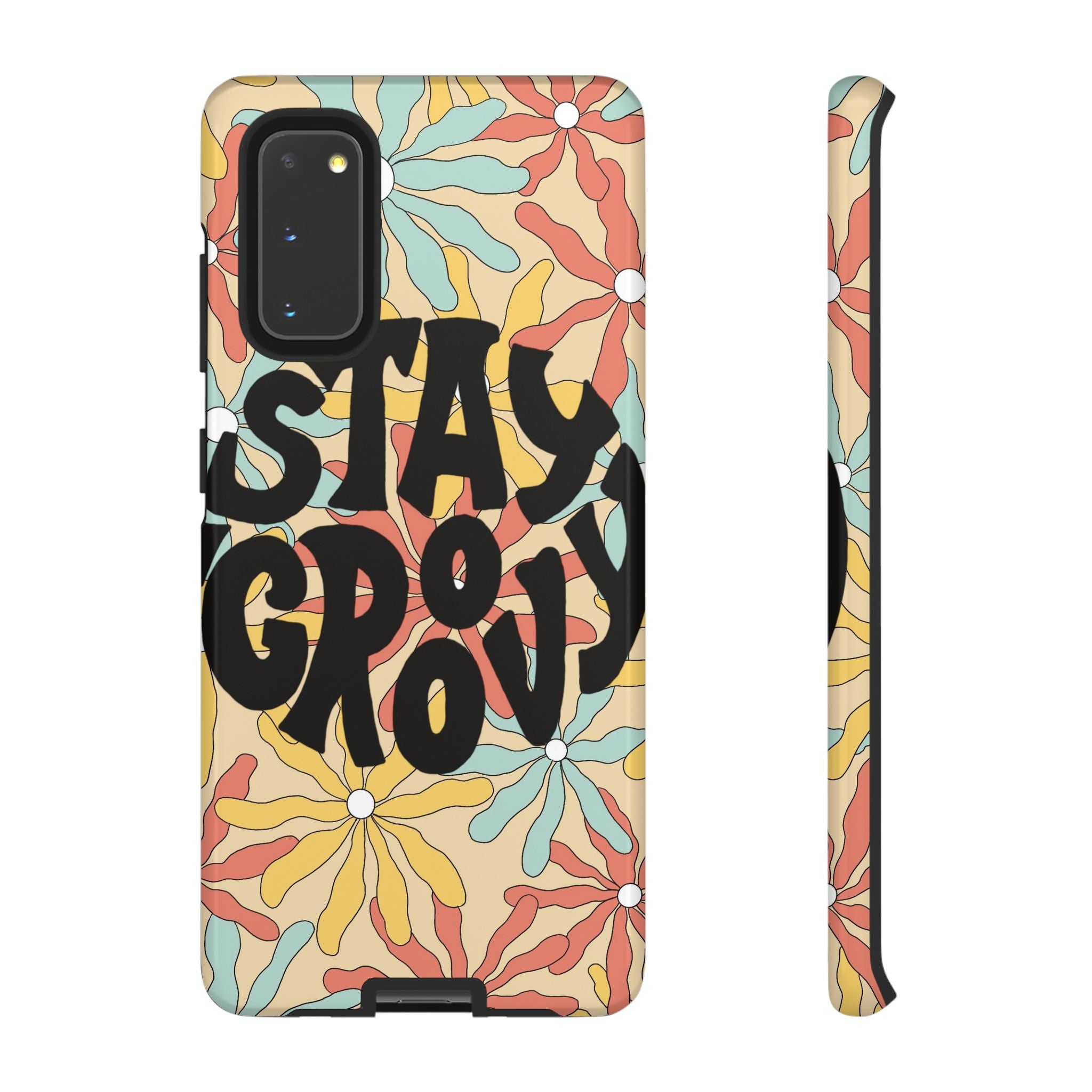 Coque de téléphone Stay Groovy de l'artiste Mia Rose