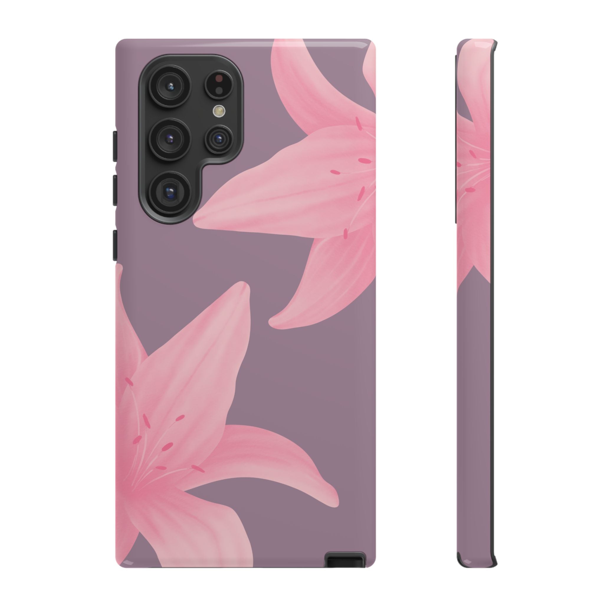 Coque de téléphone à motif de lys succulents