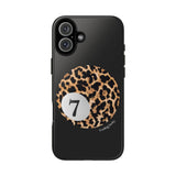 Coque de téléphone | Lucky Leopard Print Ball (noir)