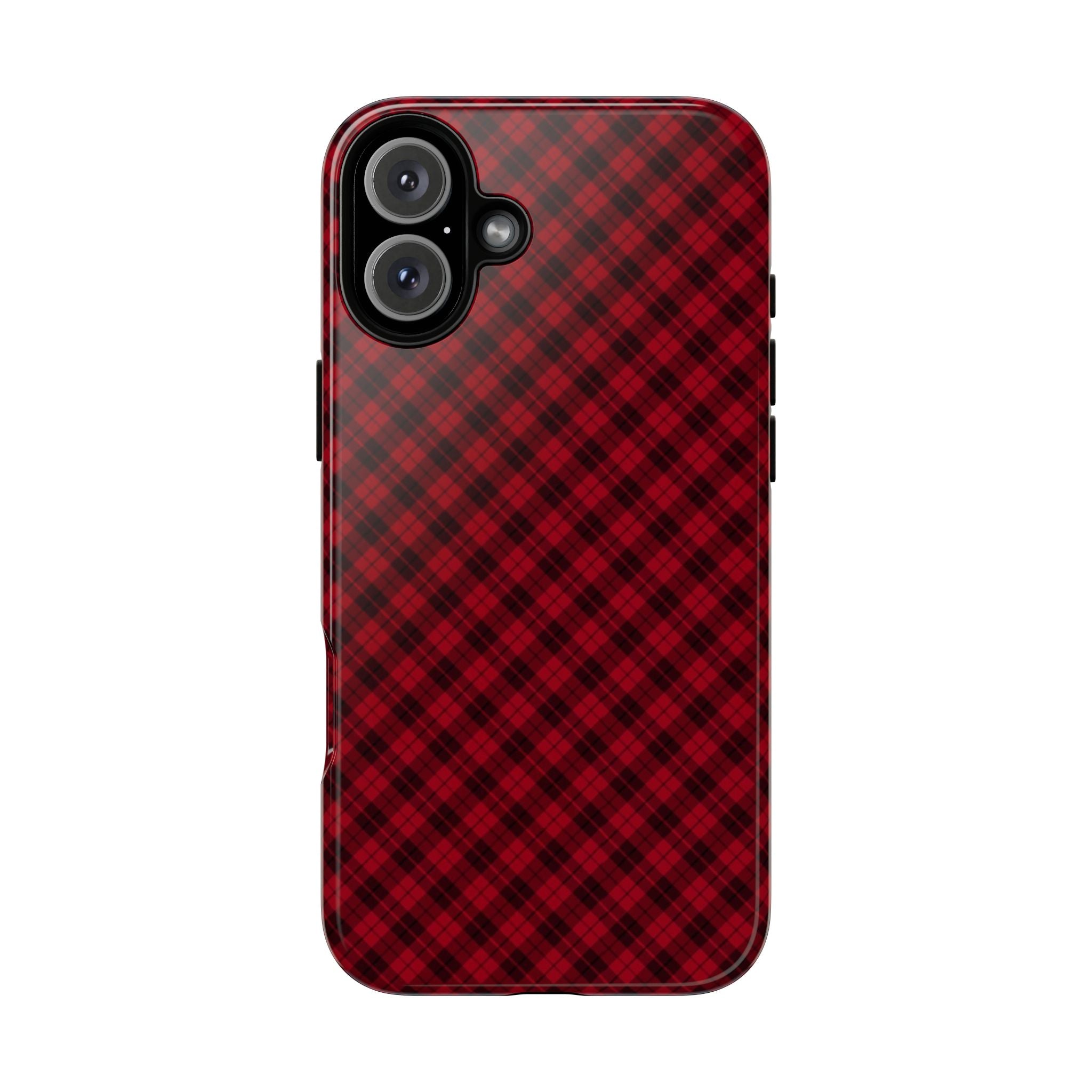 Coque de téléphone à motif tartan intemporel