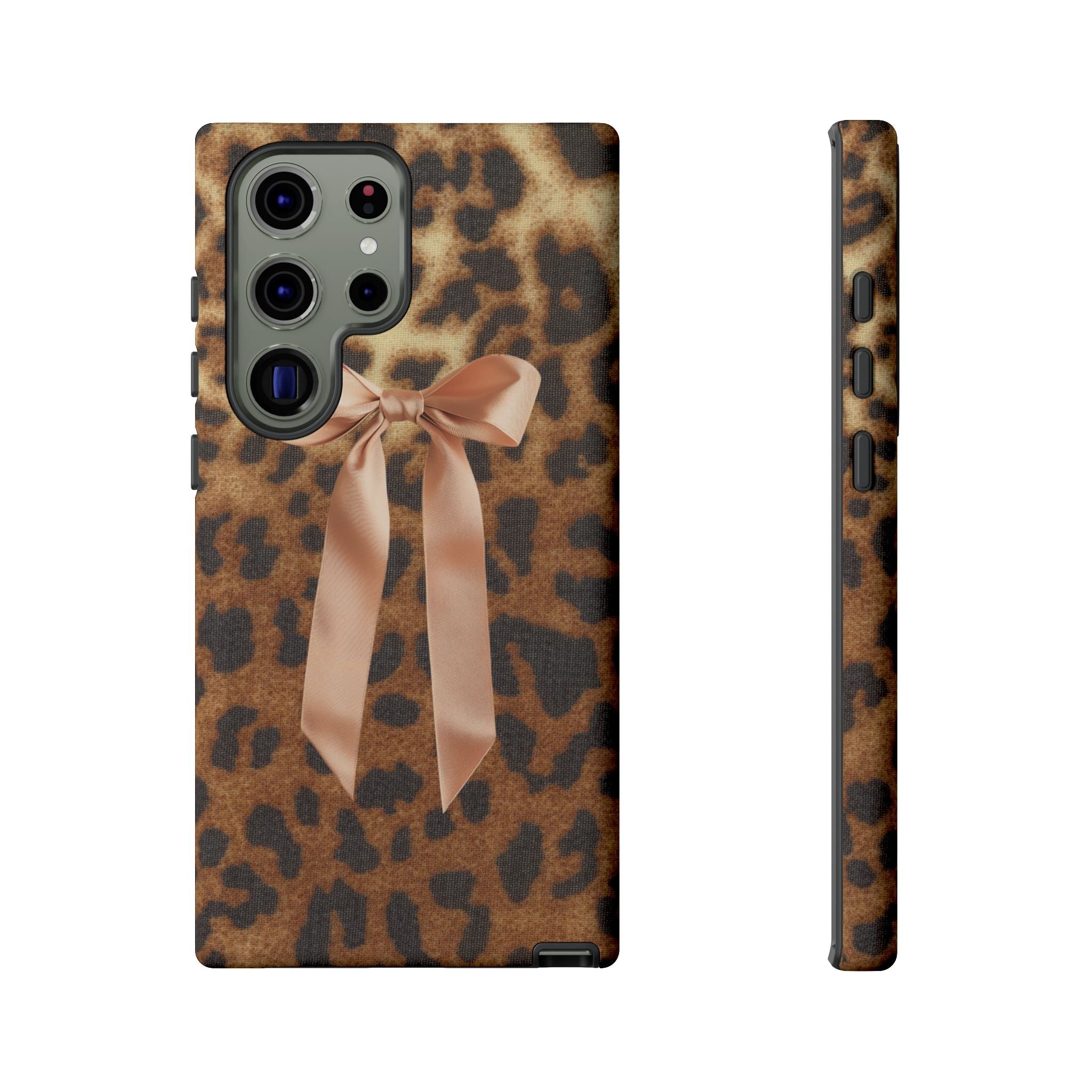 Cheetah Bow Phone Case