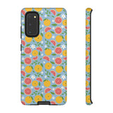 Coque de téléphone Lush Citrus Bloom par l'artiste Mia Rose