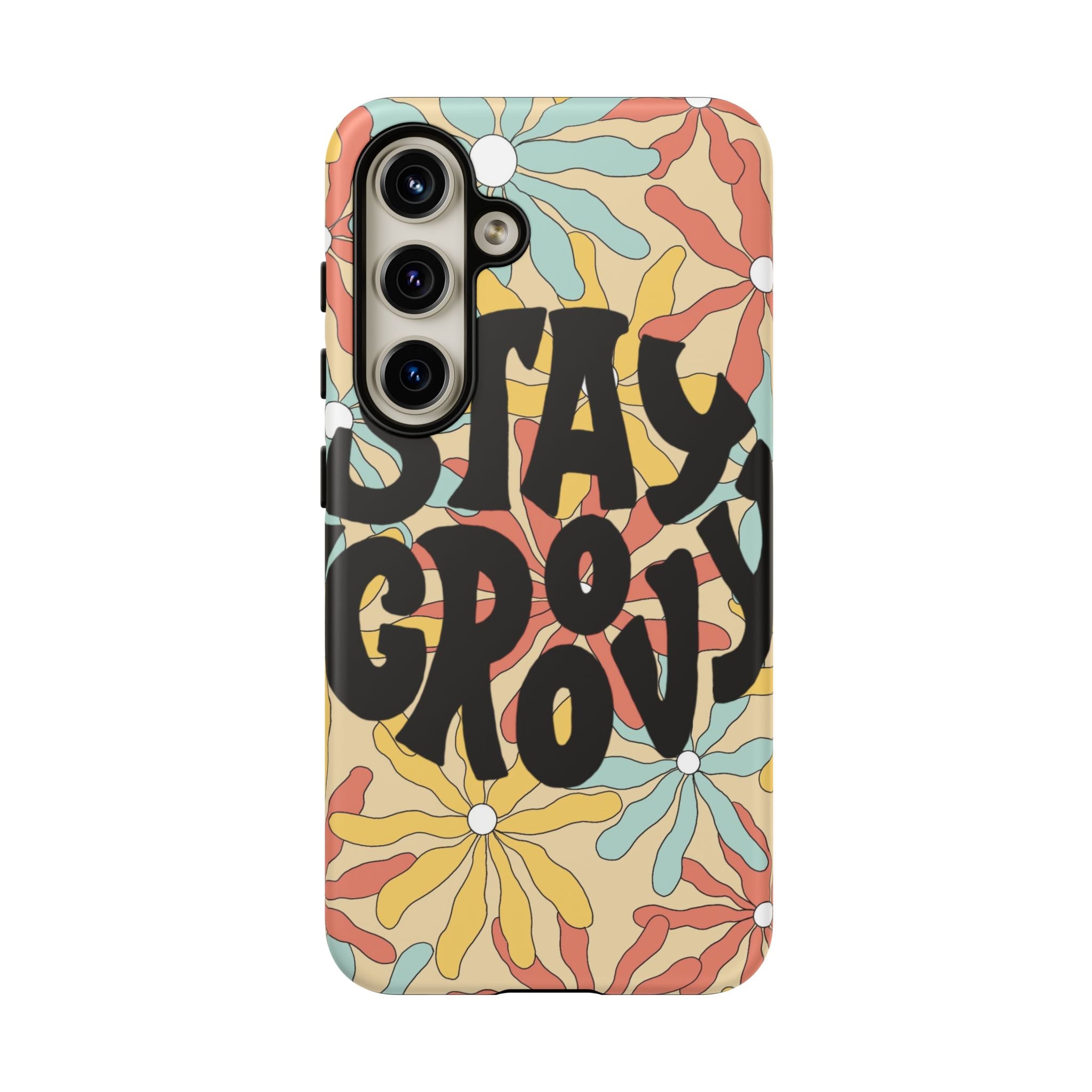 Coque de téléphone Stay Groovy de l'artiste Mia Rose