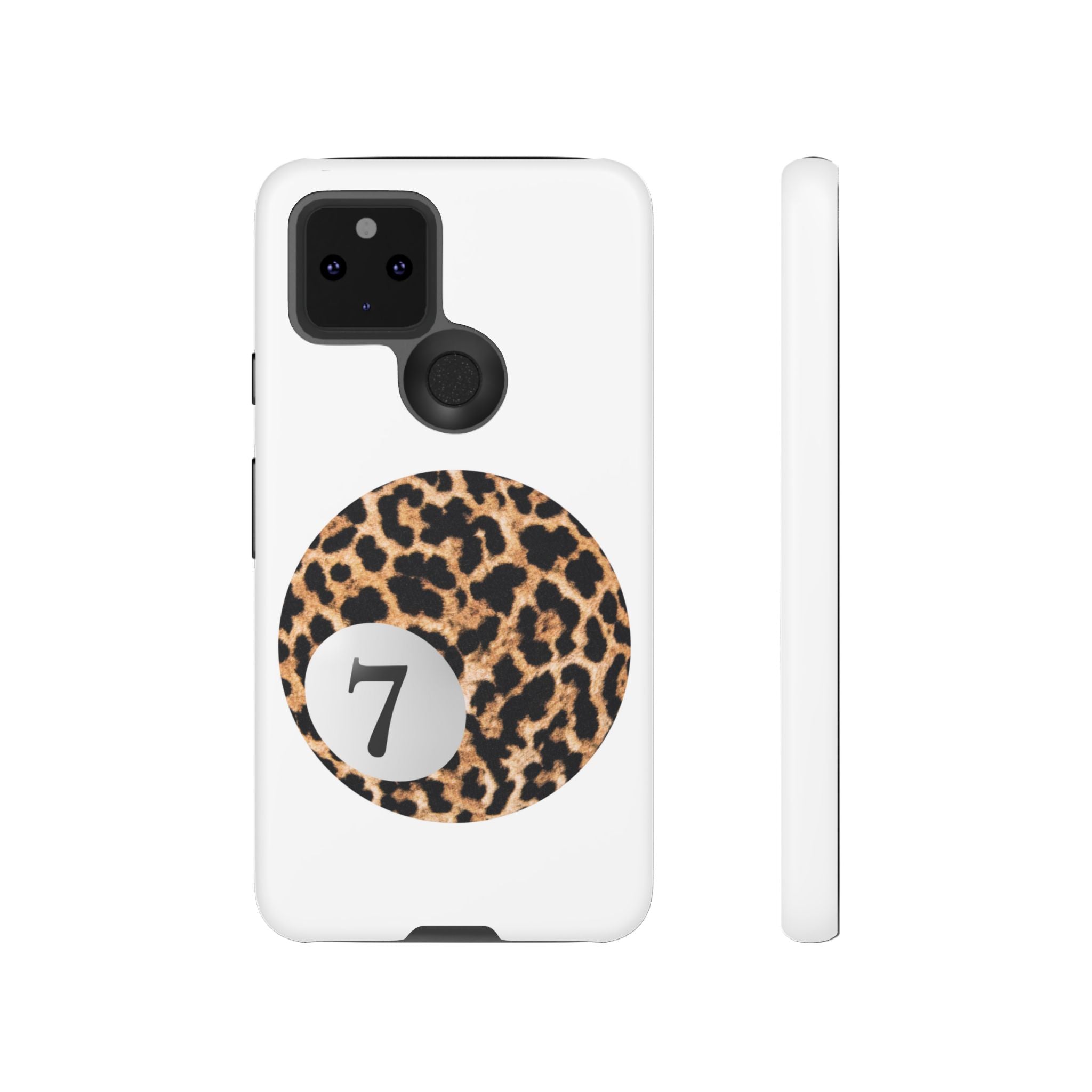 Custodia per telefono | Lucky Leopard Print Ball (bianco)