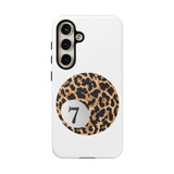 Custodia per telefono | Lucky Leopard Print Ball (bianco)