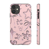 Phone Case | Chrome Sketches on Pink