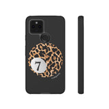 Coque de téléphone | Lucky Leopard Print Ball (noir)