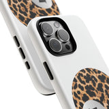 Custodia per telefono | Lucky Leopard Print Ball (bianco)