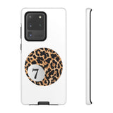 Coque de téléphone | Lucky Leopard Print Ball (Blanc)