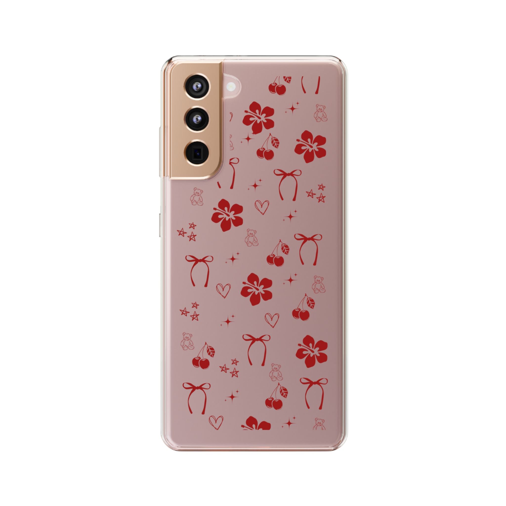 Coque transparente pour téléphone | Blossom Bears