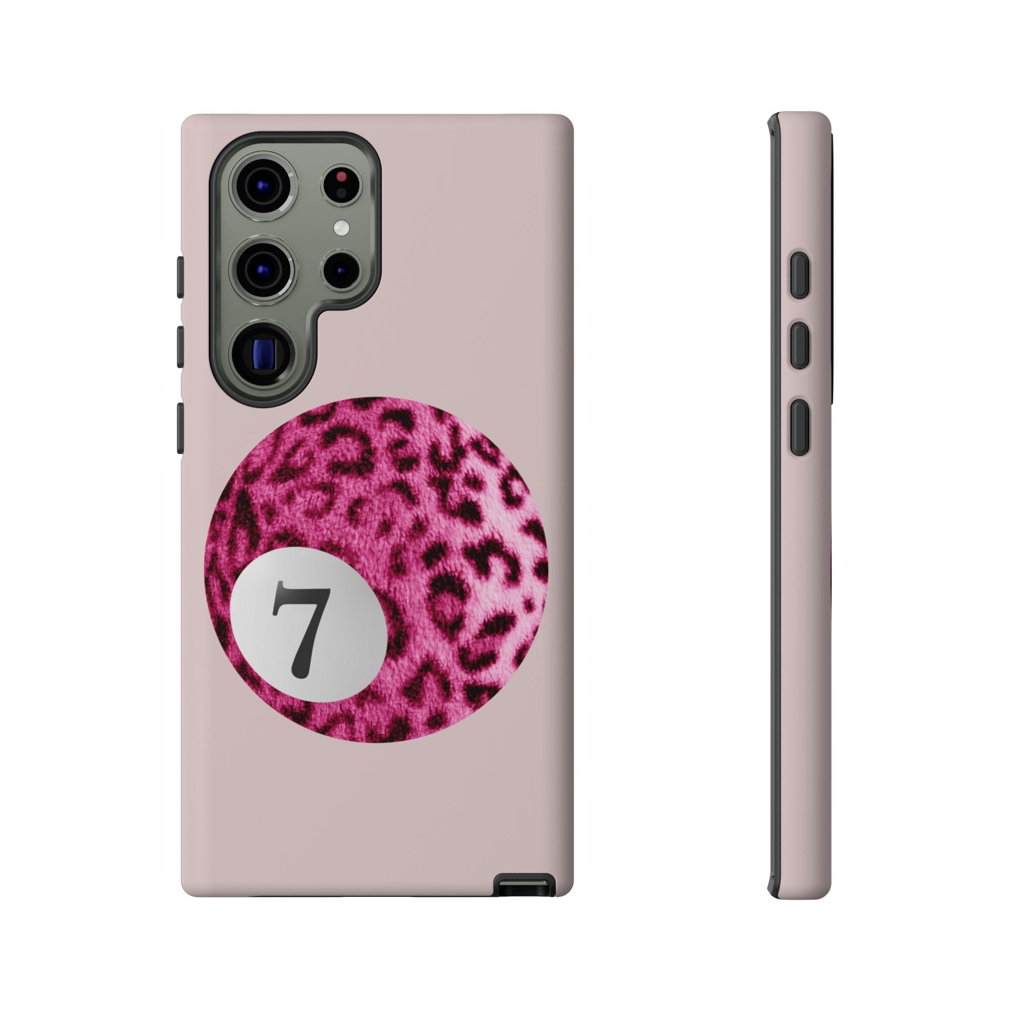 Coque de téléphone | Lucky Leopard Print Ball (Rose)