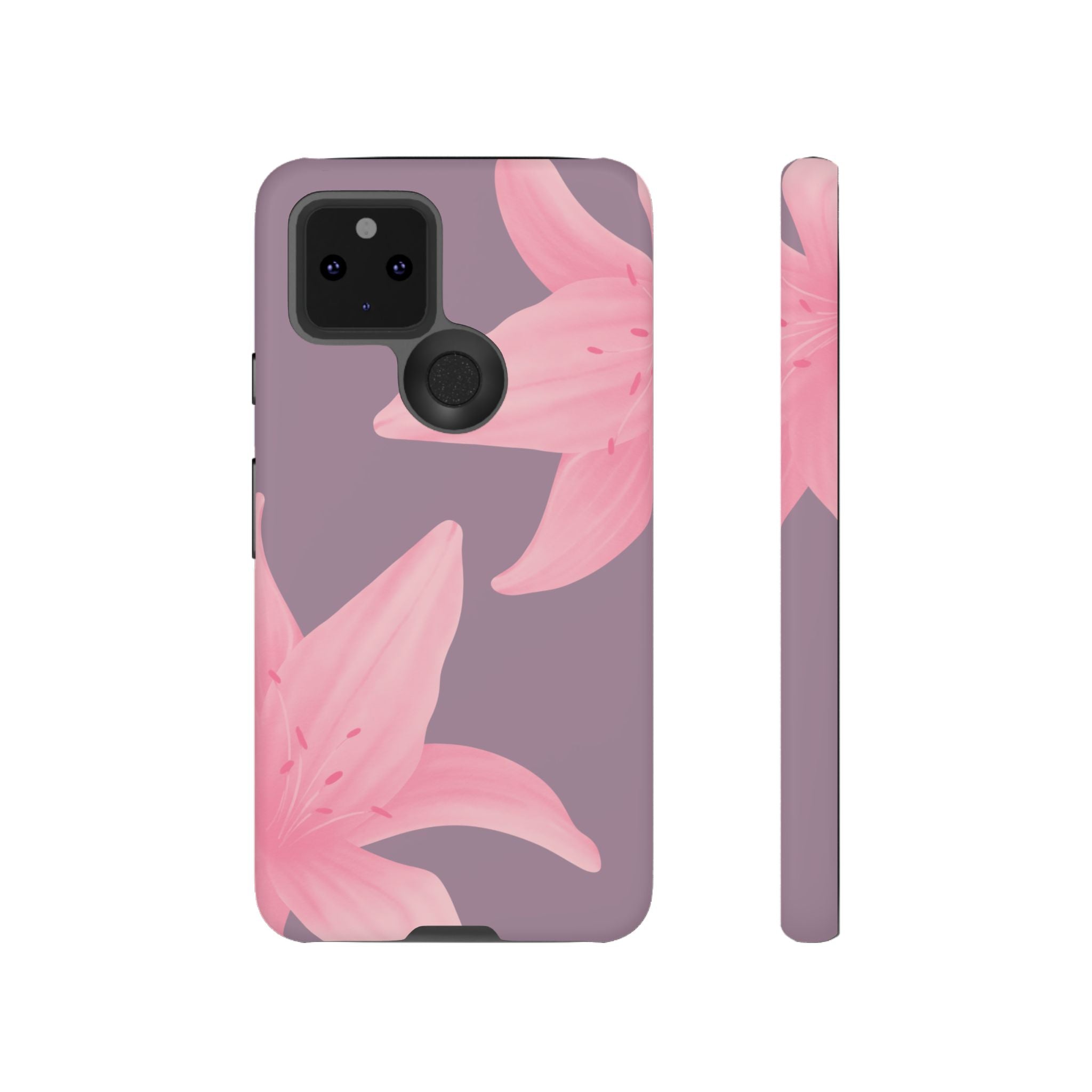 Coque de téléphone à motif de lys succulents