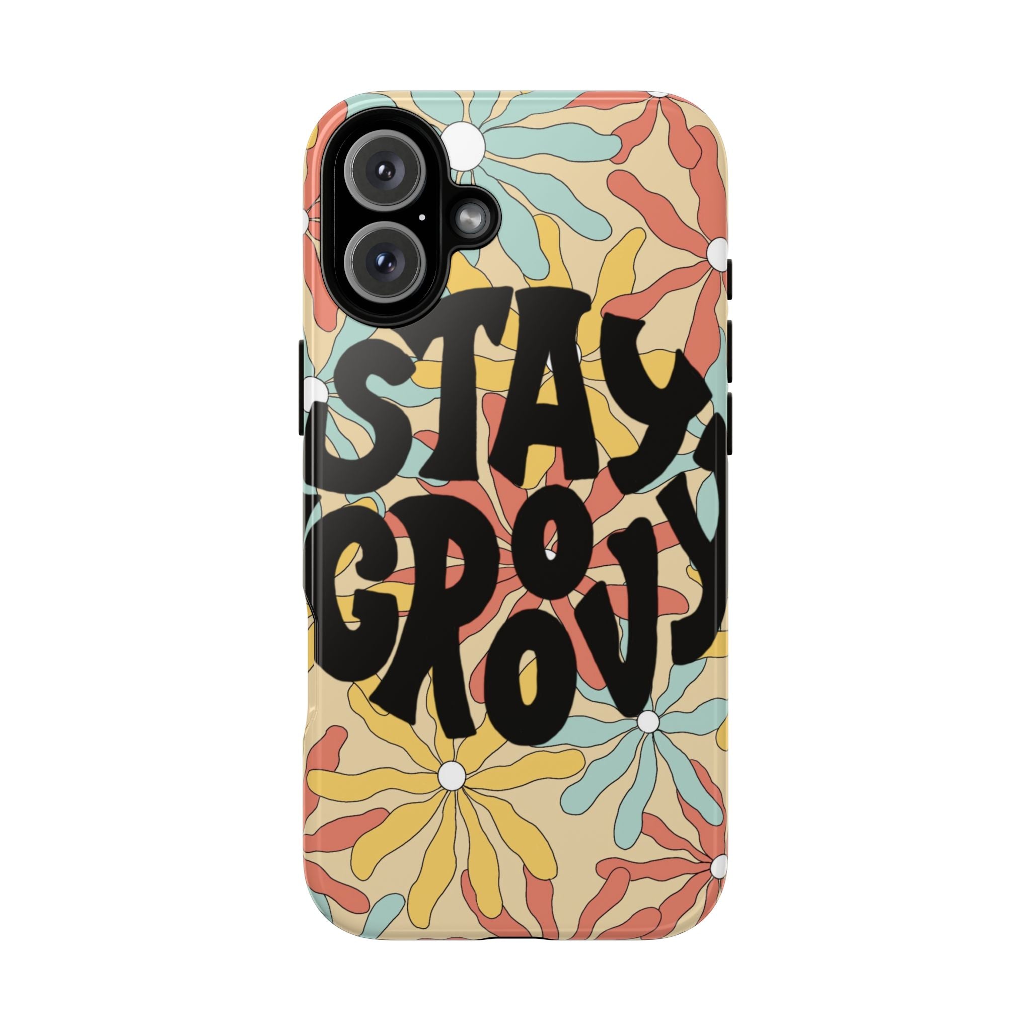 Custodia per telefono Stay Groovy dell'artista Mia Rose