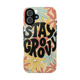 Stay Groovy Phone Case by artist Mia Rose