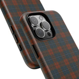 Étui de téléphone à motif tartan chic