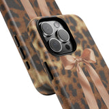 Cheetah Bow Phone Case