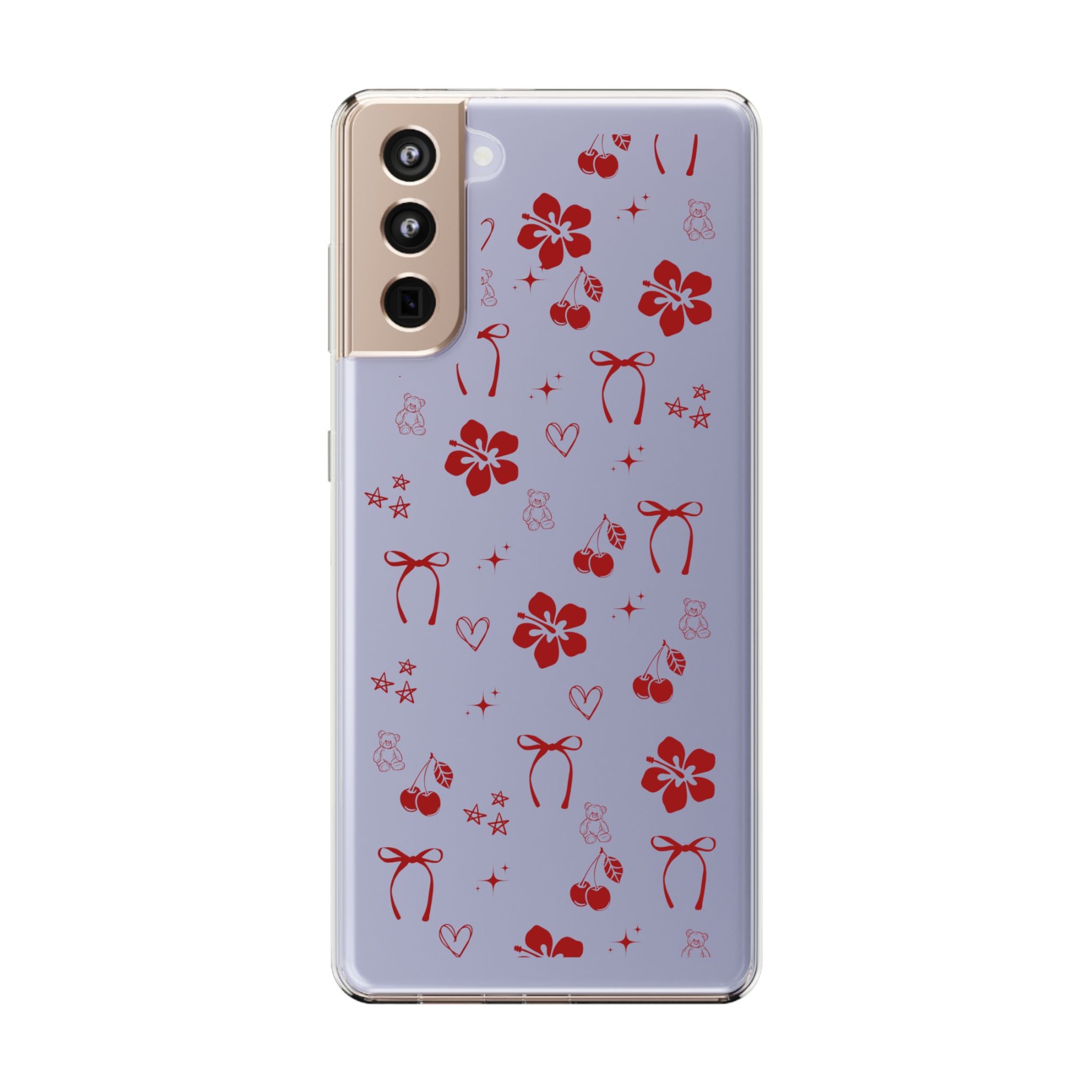 Coque transparente pour téléphone | Blossom Bears