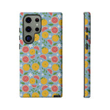 Lush Citrus Bloom Phone Case by artist Mia Rose