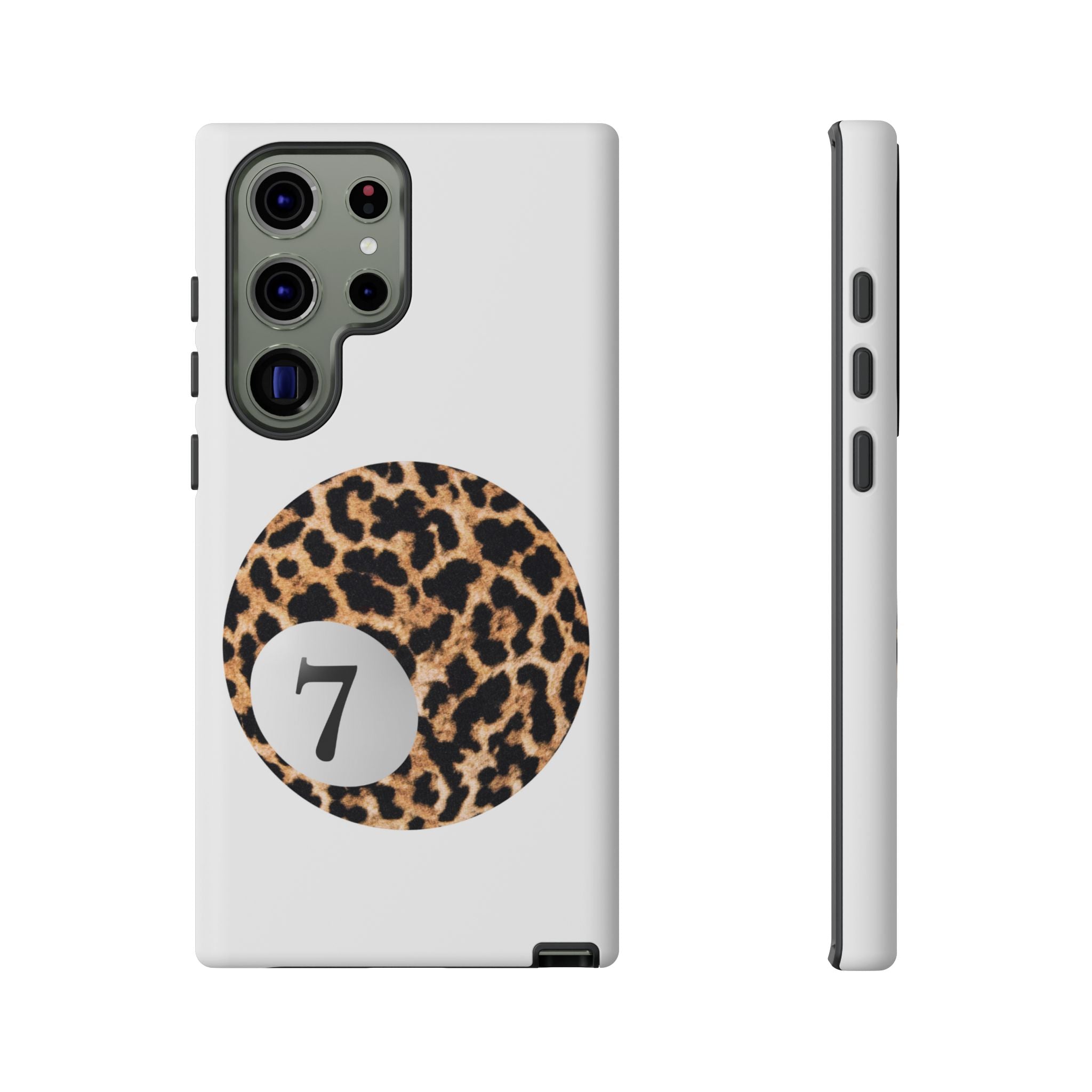 Custodia per telefono | Lucky Leopard Print Ball (bianco)