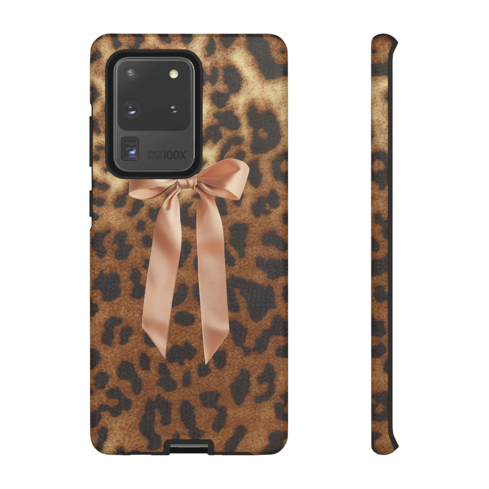 Cheetah Bow Phone Case