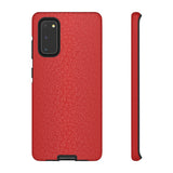 Coque de téléphone à motif léopard rouge vif