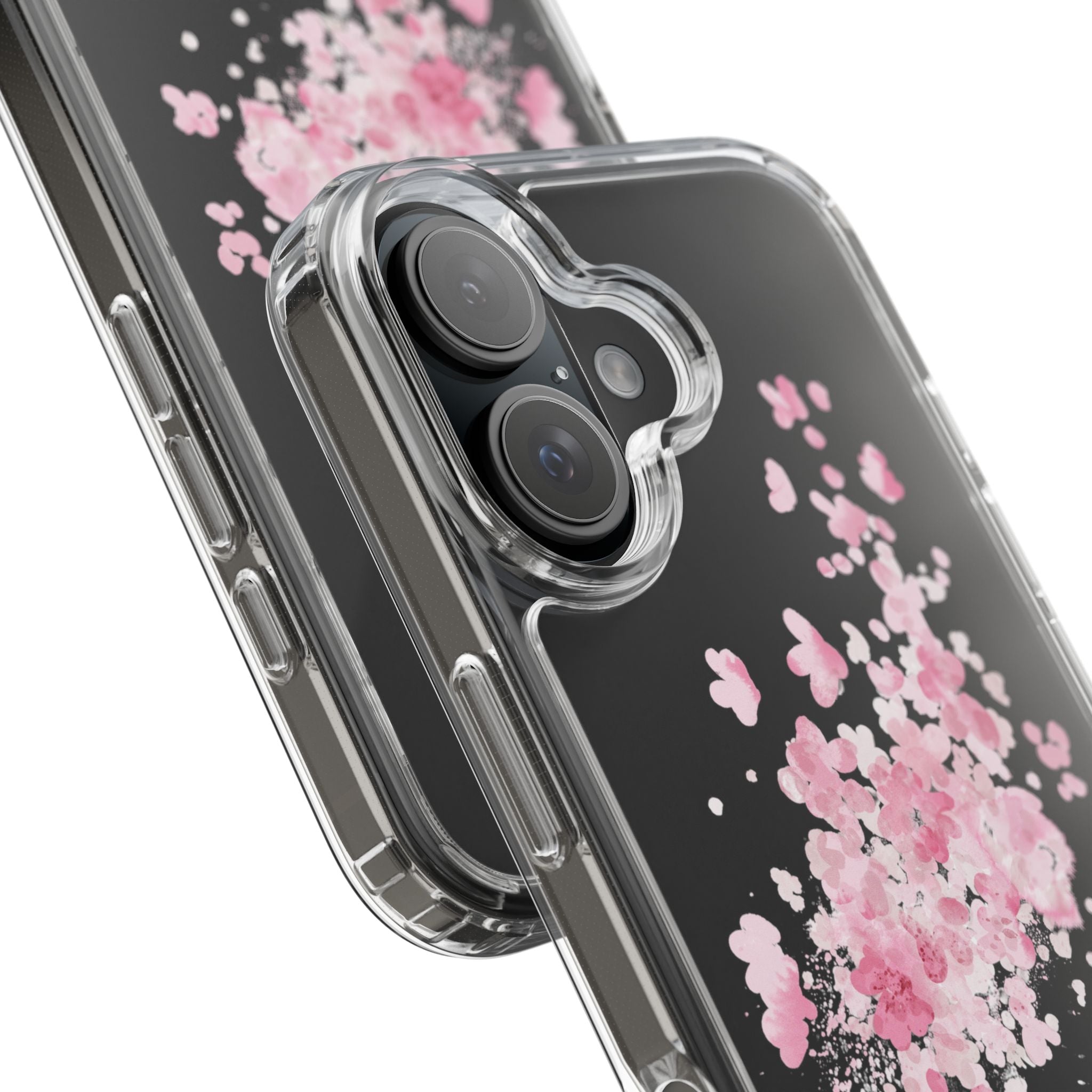 Clear Phone Case | Blush Bloom Watercolor Florals