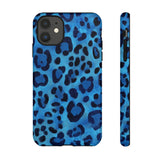 Custodia per telefono | Leopardo blu