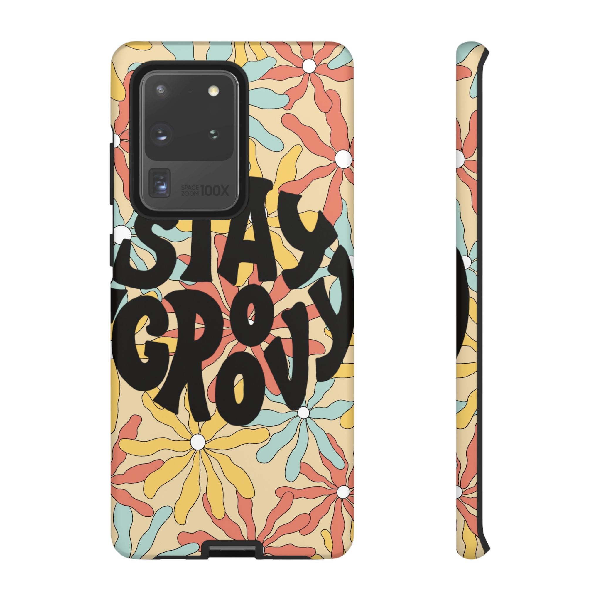 Stay Groovy Phone Case by artist Mia Rose