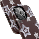 Phone Case | Chrome Hearts on Burgundy