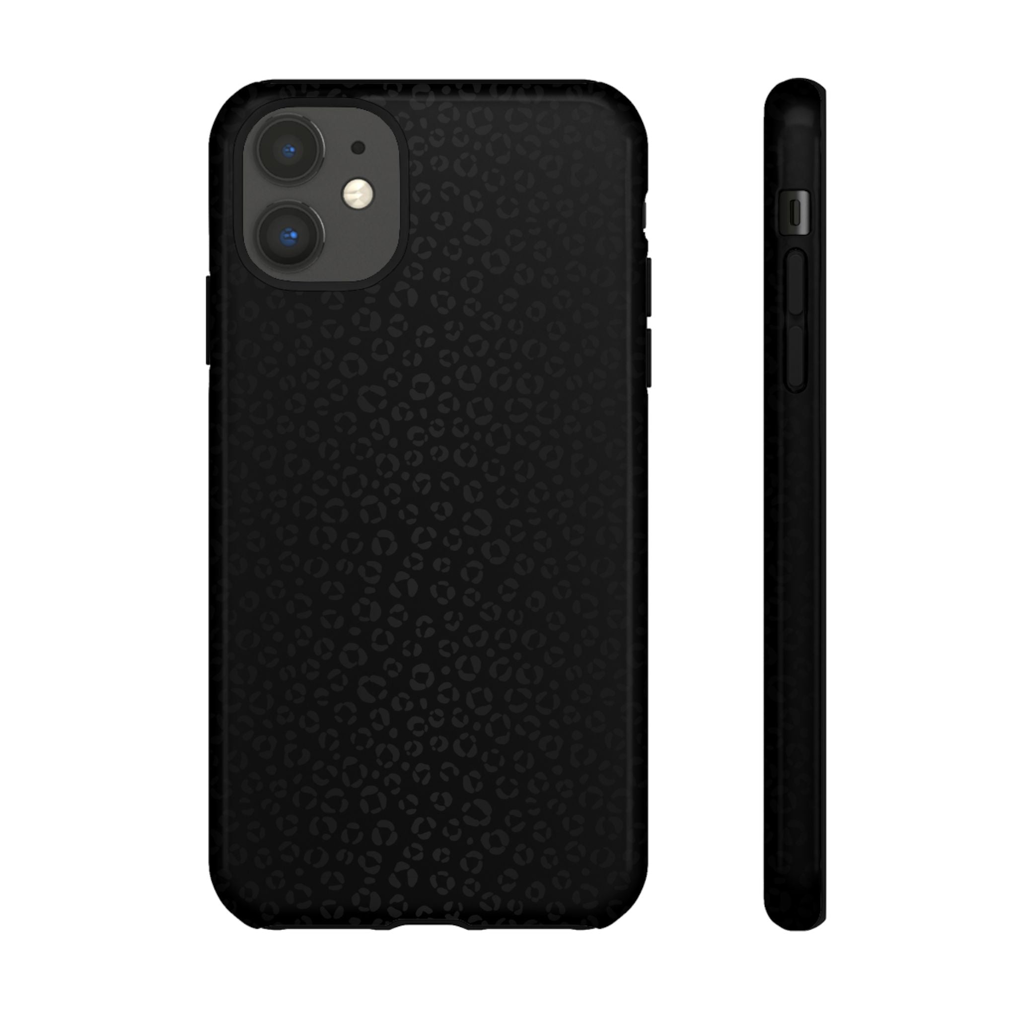 Custodia per telefono leopardo nero