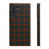 Étui de téléphone à motif tartan chic