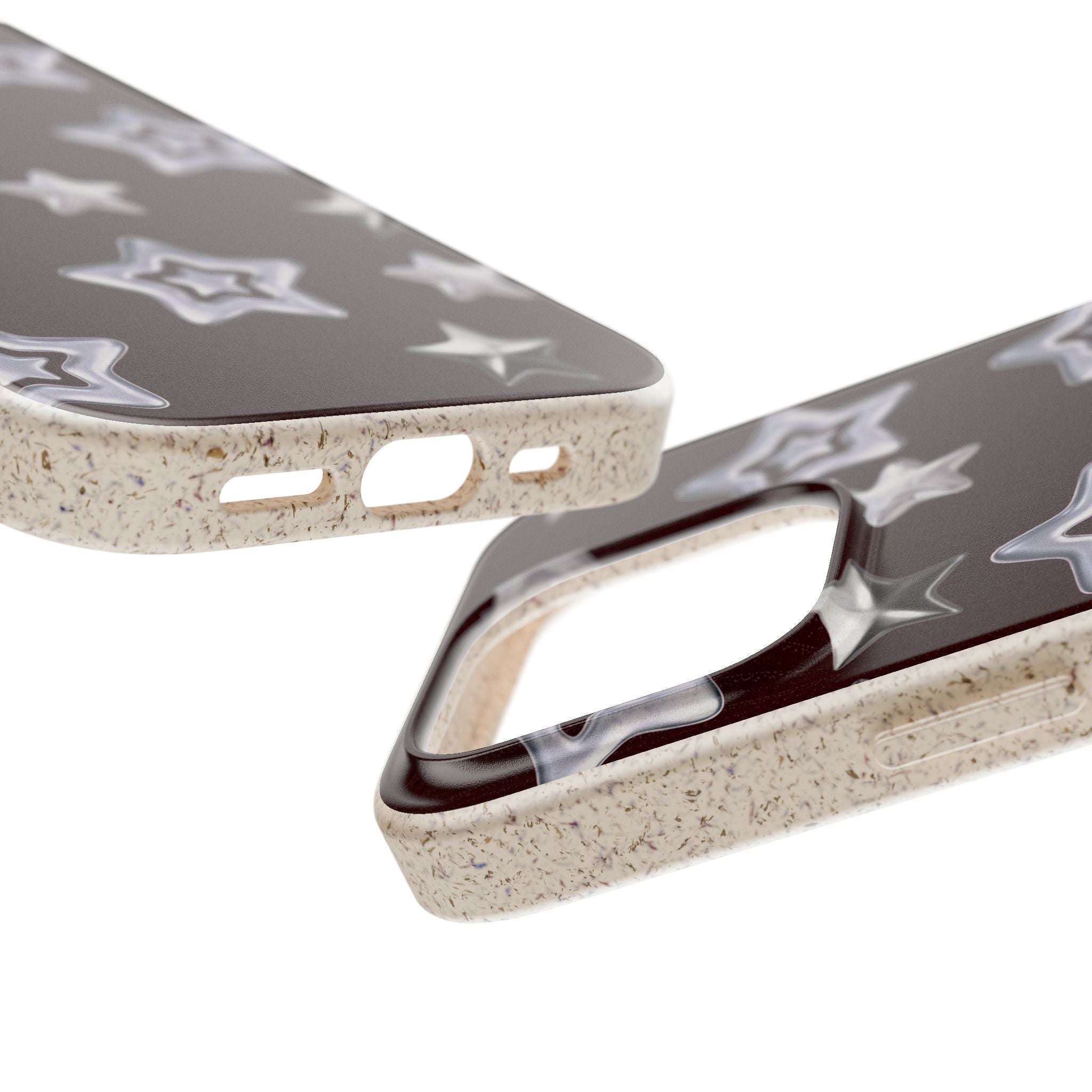 Chrome Hearts on Burgundy Biodegradable Phone Case