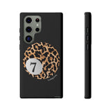 Coque de téléphone | Lucky Leopard Print Ball (noir)