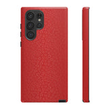 Coque de téléphone à motif léopard rouge vif