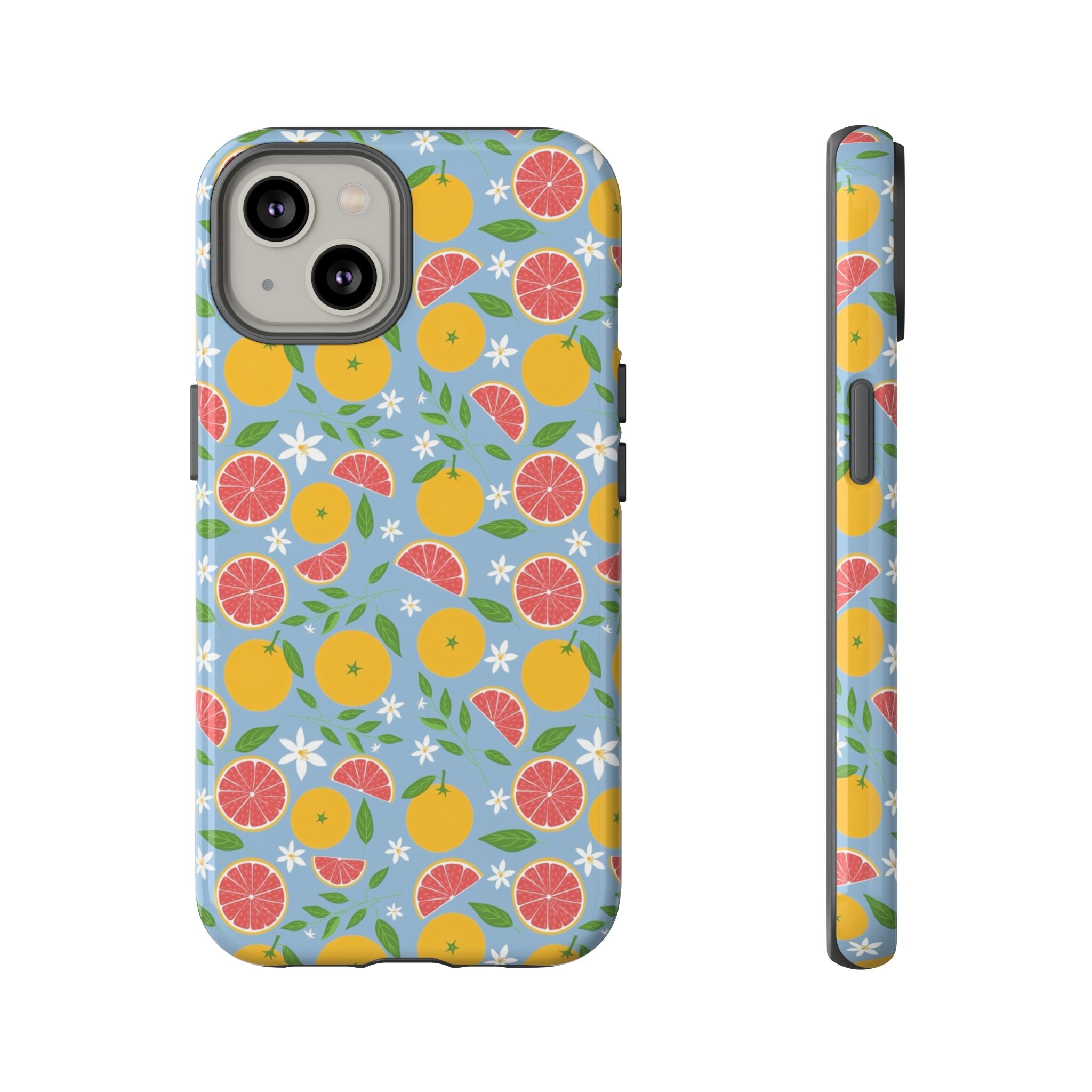 Lush Citrus Bloom Phone Case by artist Mia Rose