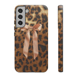 Cheetah Bow Phone Case