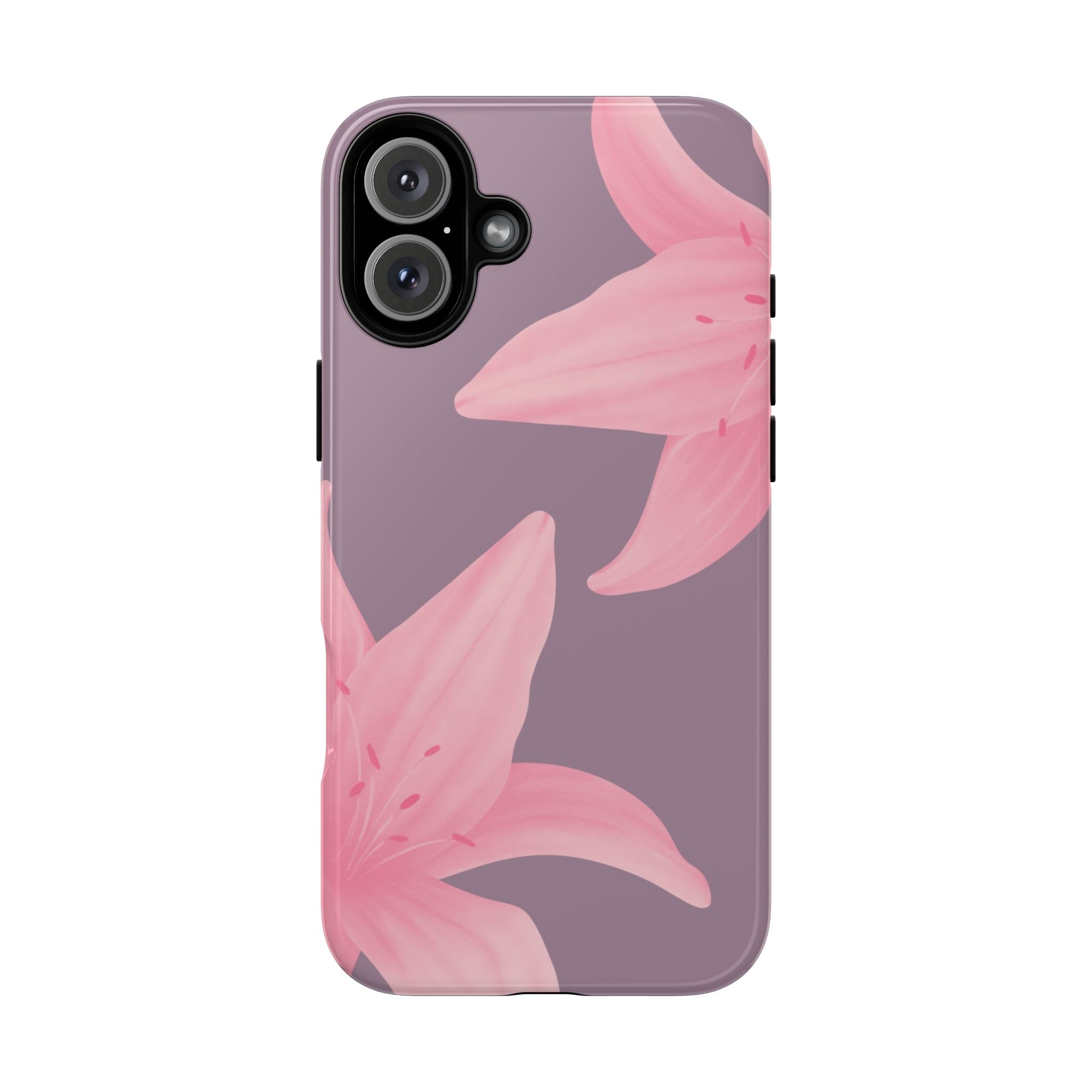 Coque de téléphone à motif de lys succulents