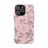 Phone Case | Chrome Sketches on Pink