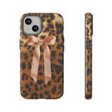 Cheetah Bow Phone Case