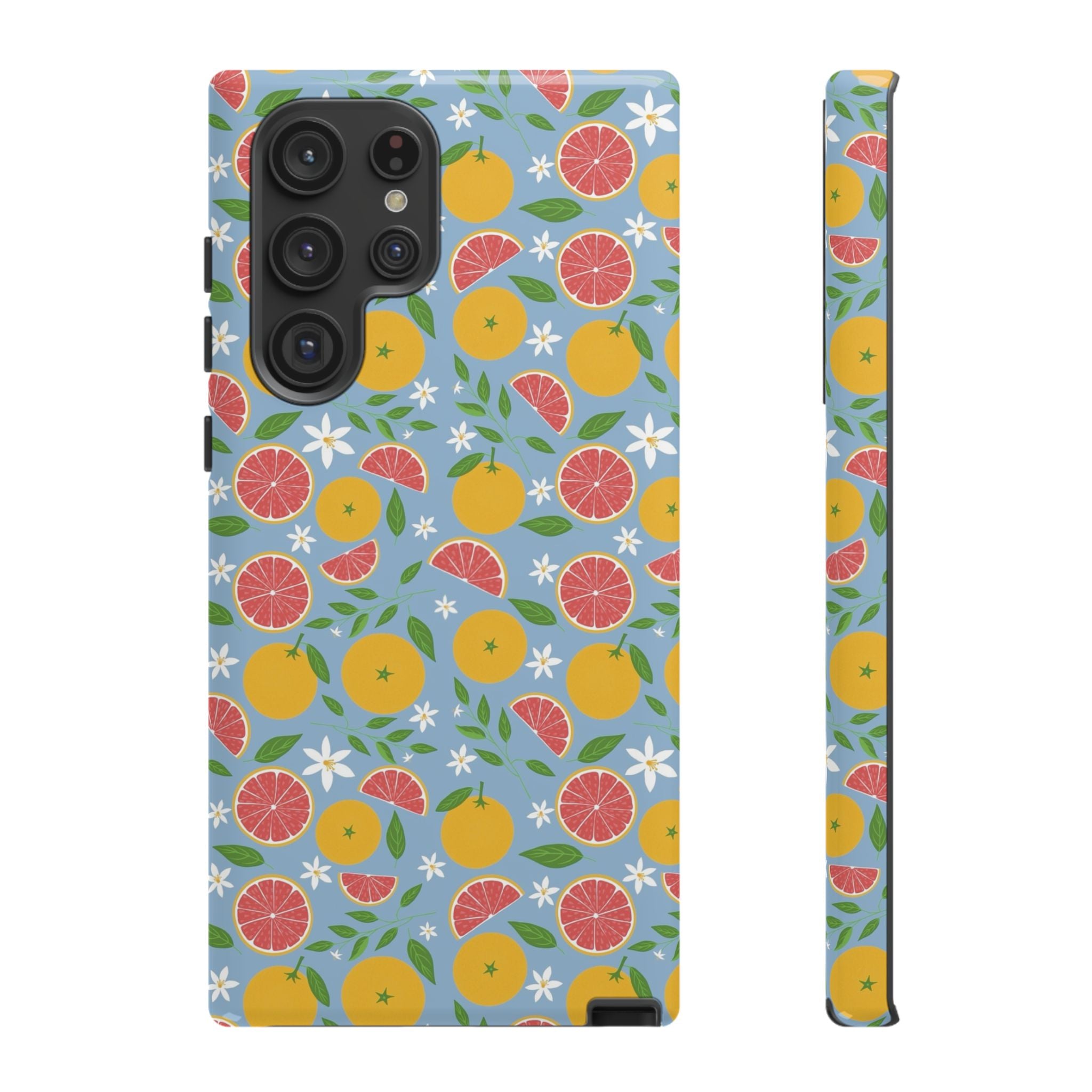 Coque de téléphone Lush Citrus Bloom par l'artiste Mia Rose