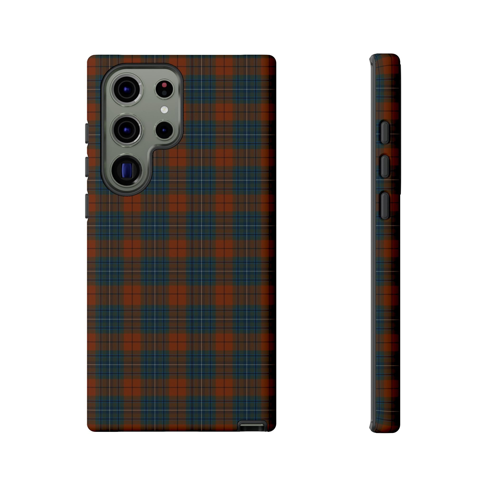 Étui de téléphone à motif tartan chic